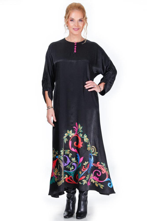 Rochie matase pictata  Liza Panait Liza Panait Online Boutique